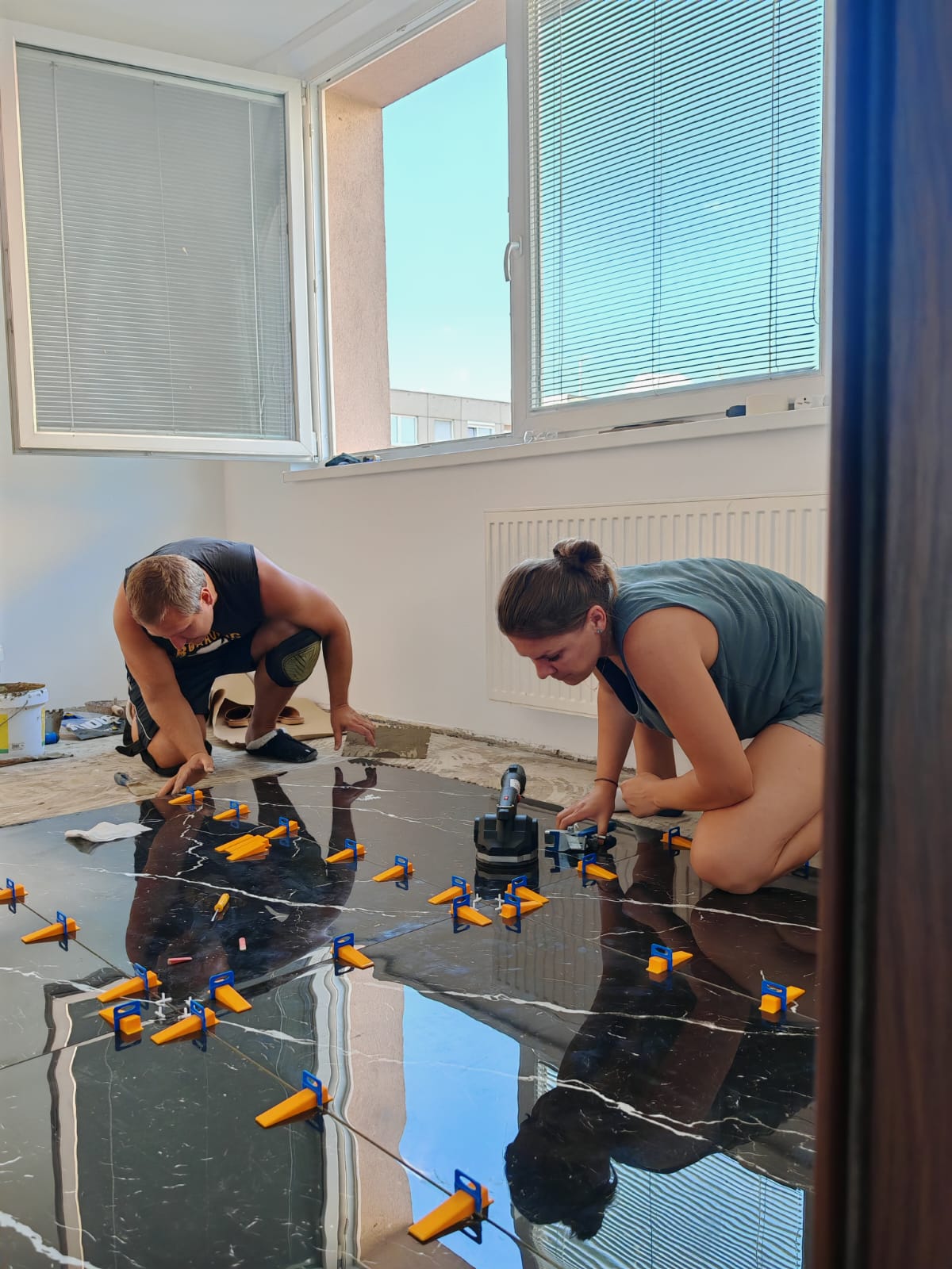 pokládka dlažby v Brně